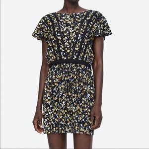 Zara floral dress